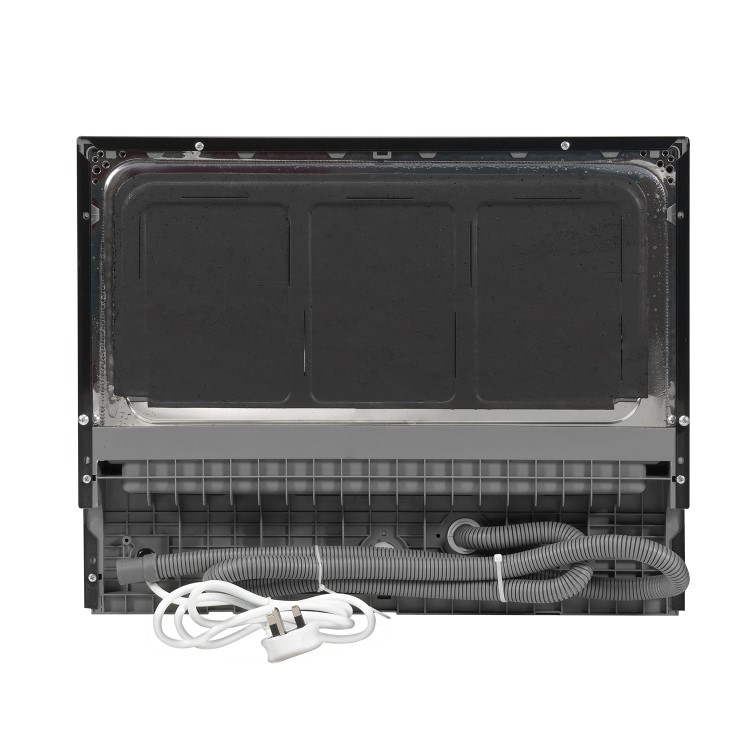 GRADE A3 - electriQ Table Top / Integrated Dishwasher - Black