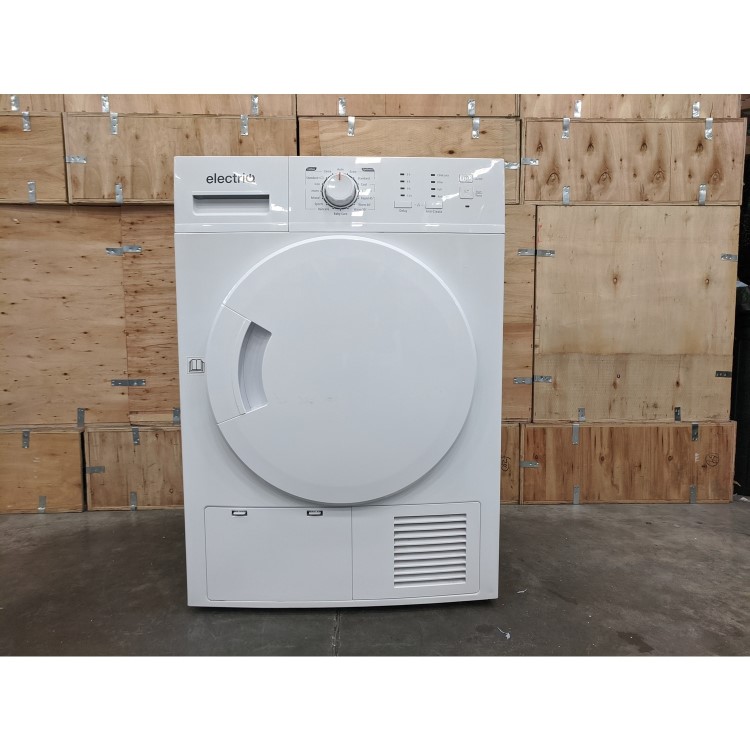 Refurbished electriQ 8kg Freestanding Condenser Tumble Dryer - White