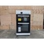 Refurbished electriQ EQEC50W3 50cm Double Cavity Electric Cooker with Ceramic Hob White