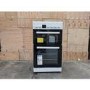 Refurbished electriQ EQEC50W3 50cm Double Cavity Electric Cooker with Ceramic Hob White