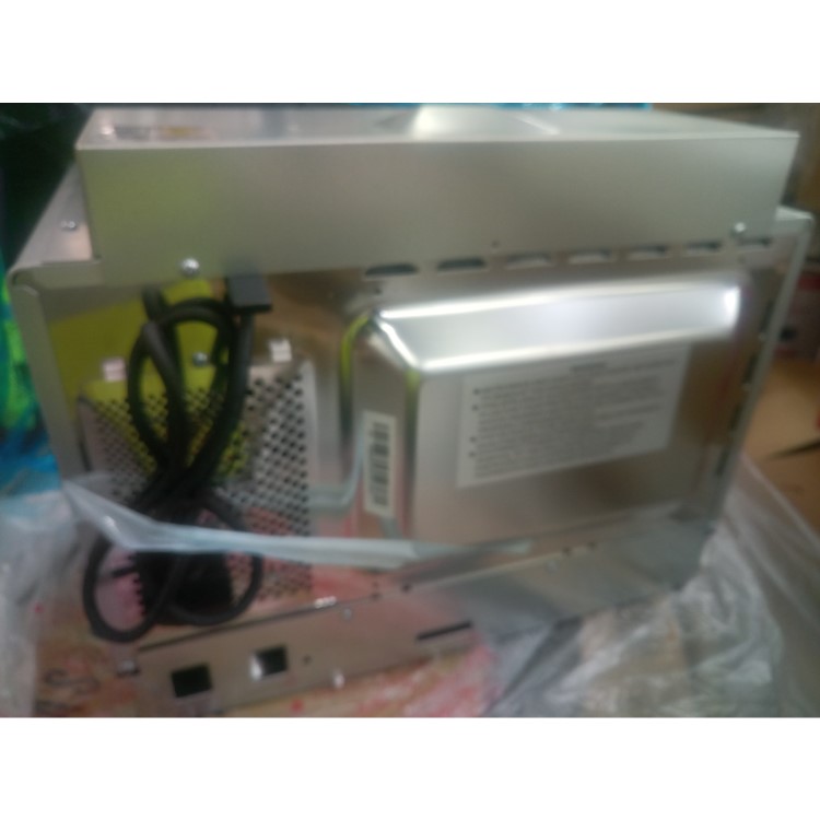Refurbished electriQ 20L 800W Stainless Steel Built-In Digital Microwave with Grill