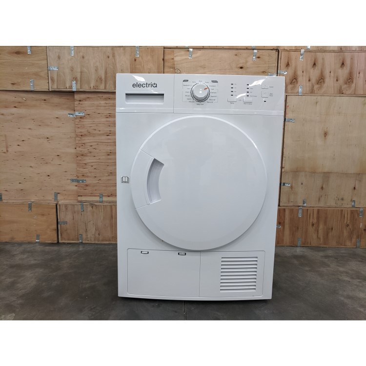 Refurbished electriQ 8kg Freestanding Condenser Tumble Dryer - White