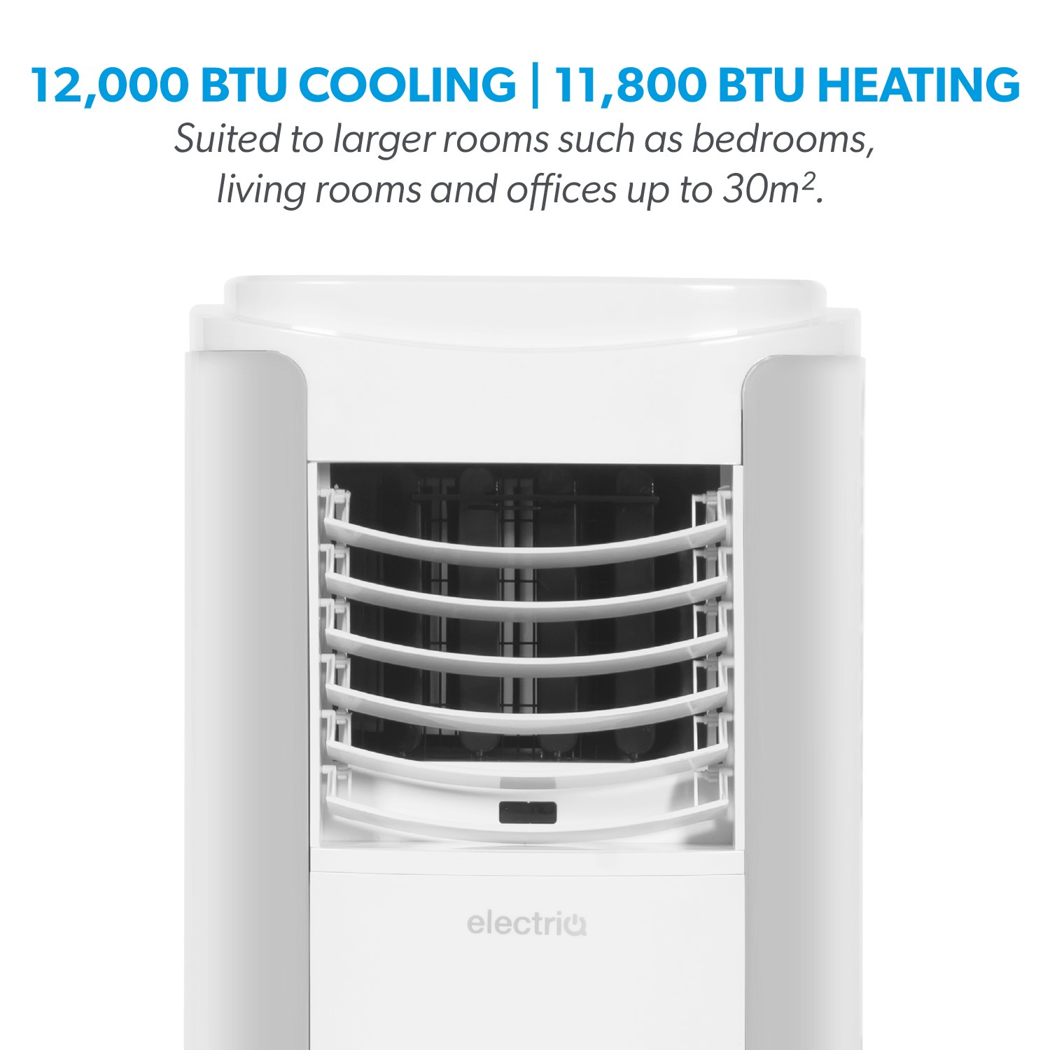 electriQ 12000 BTU WiFi Smart Air Conditioner with Heat Pump for medium