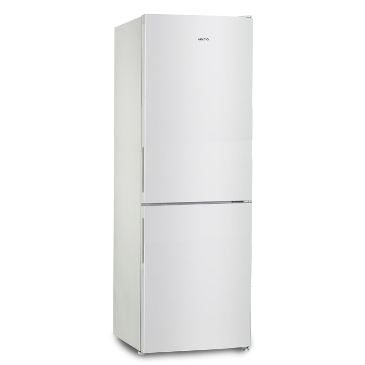 Refurbished electriQ 157 Litre Freestanding Fridge Freezer 60/40 Split Low Frost 48cm Wide - White