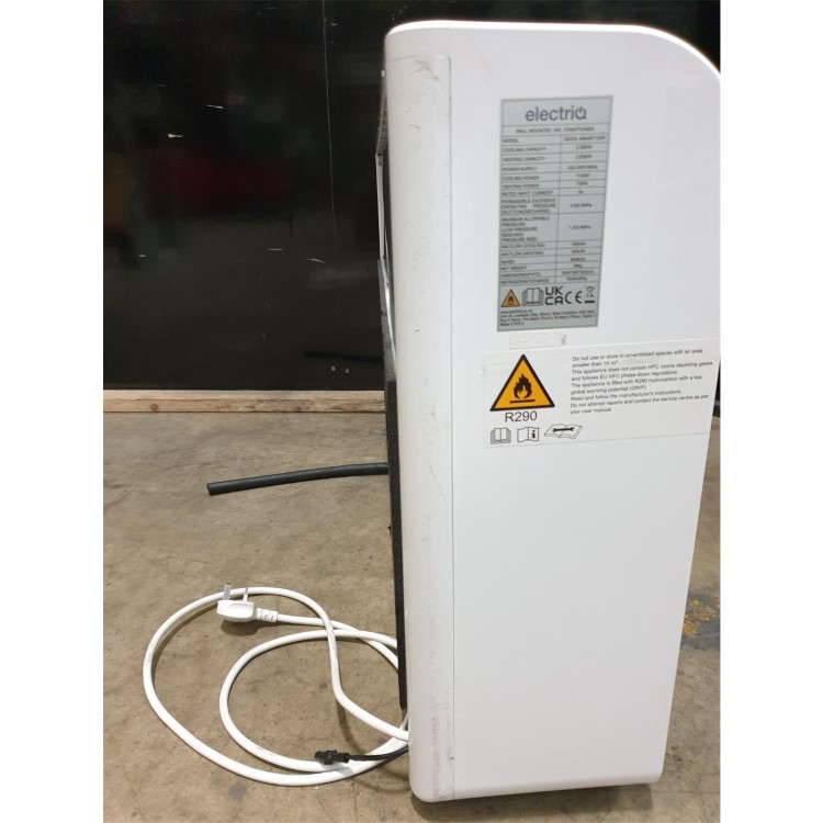 GRADE A5 - electriQ 10000 BTU Wall Mounted Heat Pump Air Conditioner with Smart App for rooms up to 30 sqm 