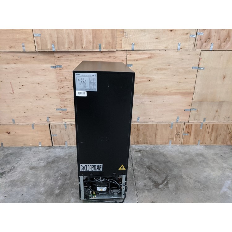Refurbished electriQ EQWINE30S Freestanding 18 Bottle Single Zone Wine Cooler Stainless Steel/Black