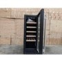 Refurbished electriQ EQ30WINEBL Freestanding 19 Bottle Single Zone Under Counter Wine Cooler Black