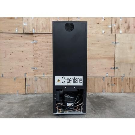 Refurbished electriQ EQ30WINEBL Freestanding 19 Bottle Single Zone Under Counter Wine Cooler Black