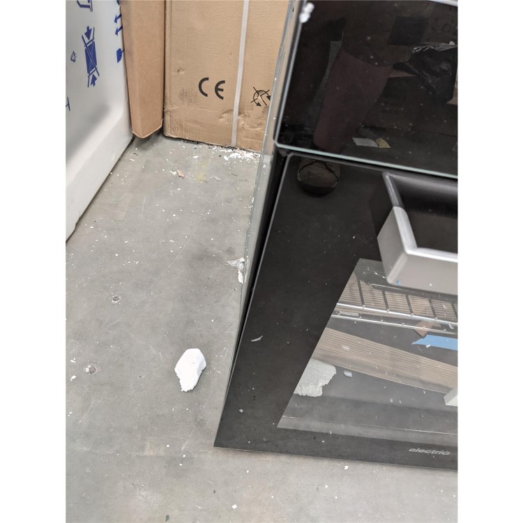 Refurbished electriQ EQBIOLG1 60cm Single Built In Electric Oven Black