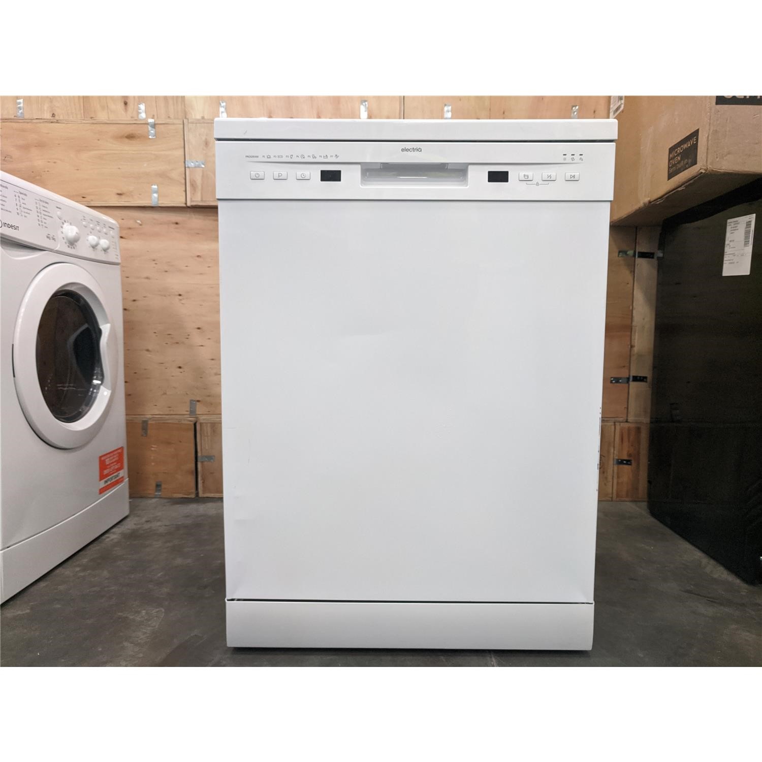 Refurbished electriQ EQ60DWDO 12 Place Freestanding Dishwasher electriQ