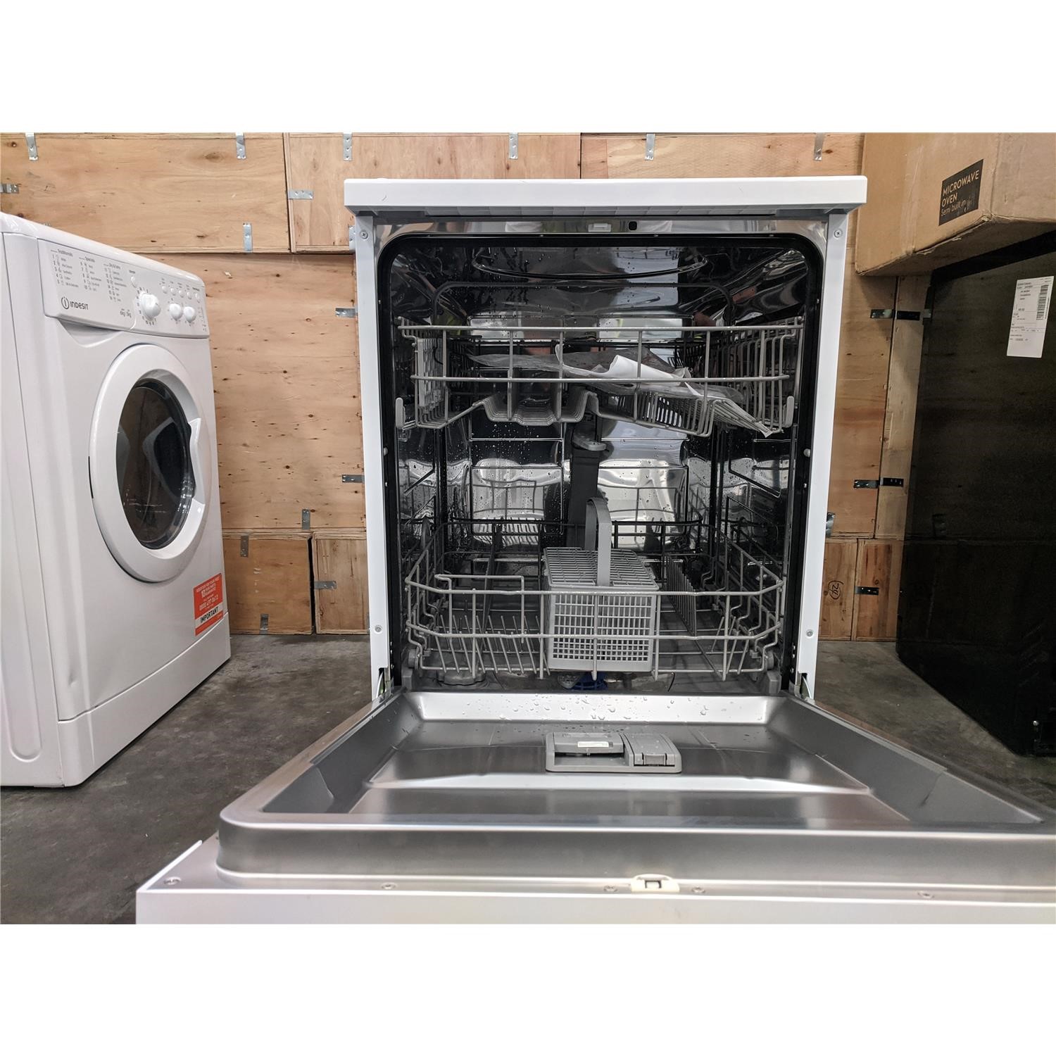 Refurbished electriQ EQ60DWDO 12 Place Freestanding Dishwasher electriQ