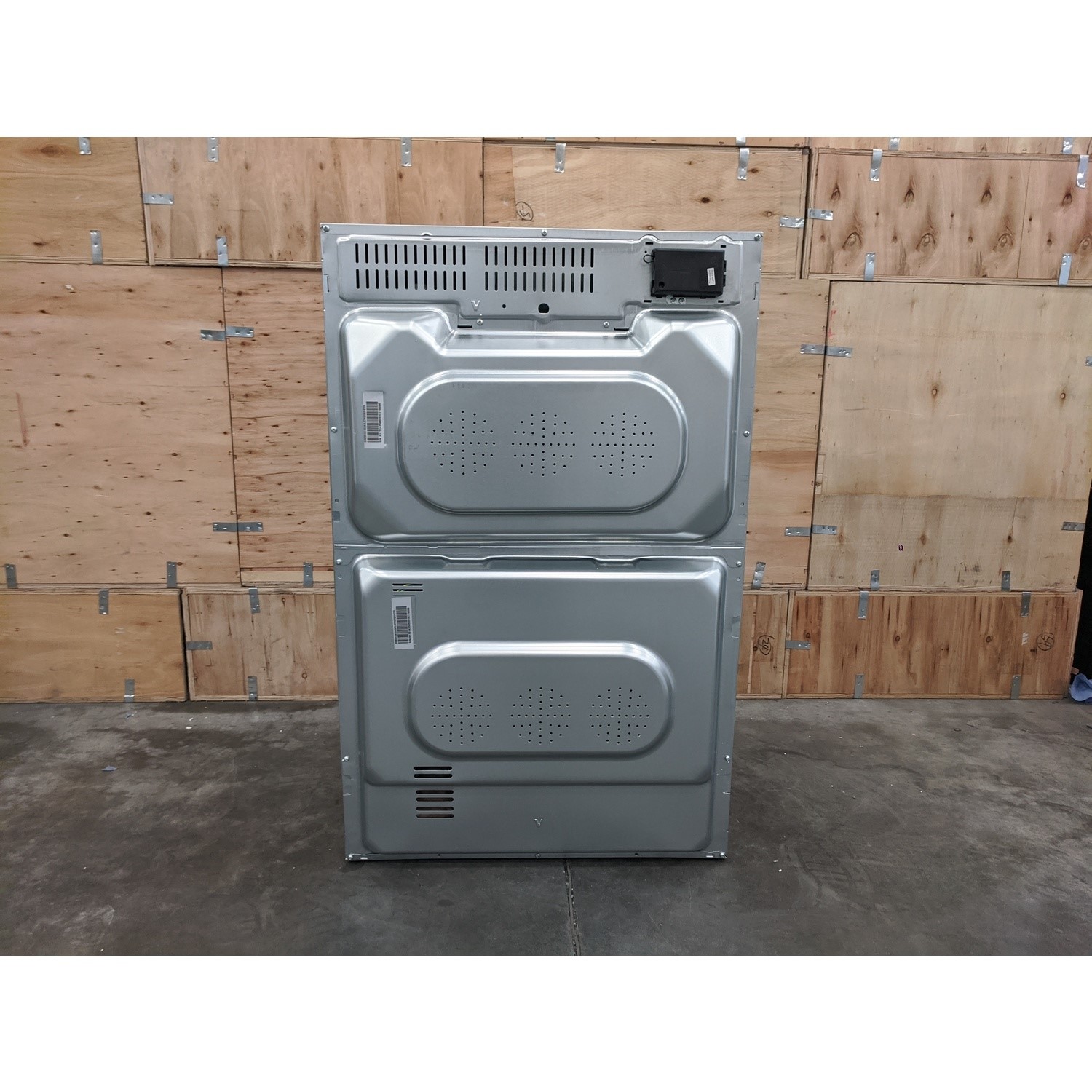 Refurbished electriQ Electric Built In Double Oven Stainless Steel