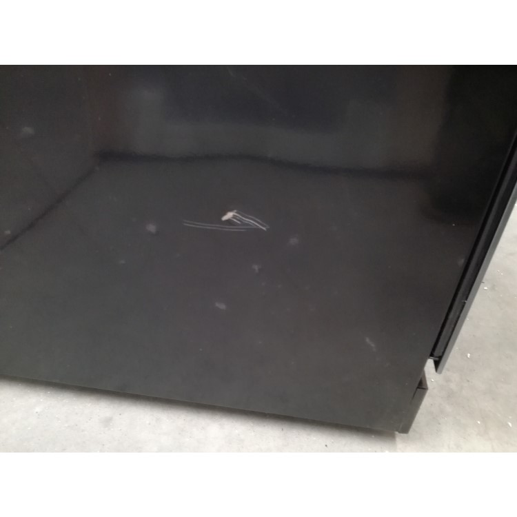 Refurbished electriQ 60cm Double Oven Electric Cooker with Ceramic Hob - Black