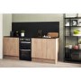 Refurbished Hotpoint HD5V93CCB 50cm Electric Cooker With Ceramic Hob