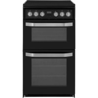 Refurbished Hotpoint HD5V93CCB 50cm Electric Cooker With Ceramic Hob