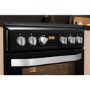 Refurbished Hotpoint HD5V93CCB 50cm Electric Cooker With Ceramic Hob