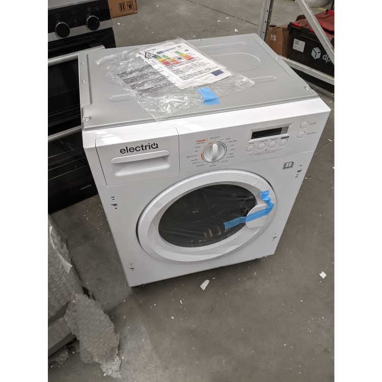 Refurbished electriQ 8kg Wash 6kg Dry 1400rpm Integrated Washer Dryer - White