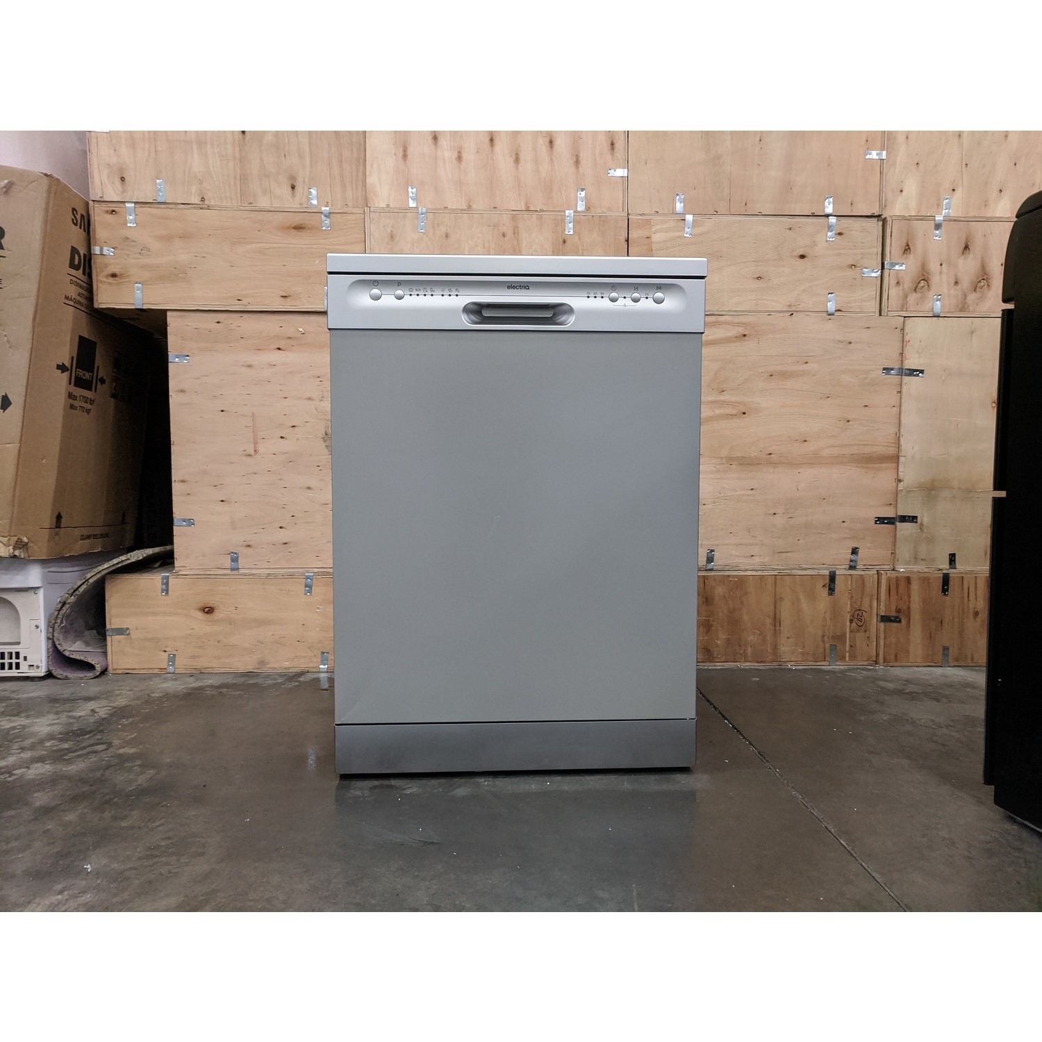 Refurbished electriQ EQ60DWSILVER 12 Place Freestanding Dishwasher