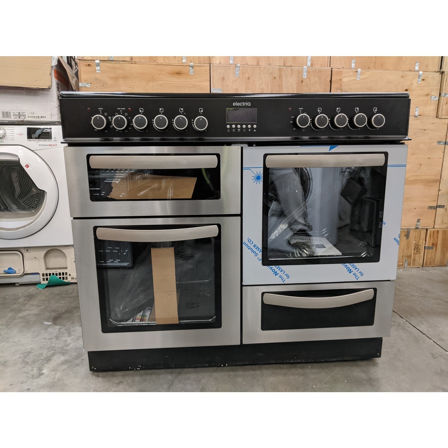 Refurbished electriQ EQRANGE100SS 100cm Dual Fuel Range Cooker electriQ