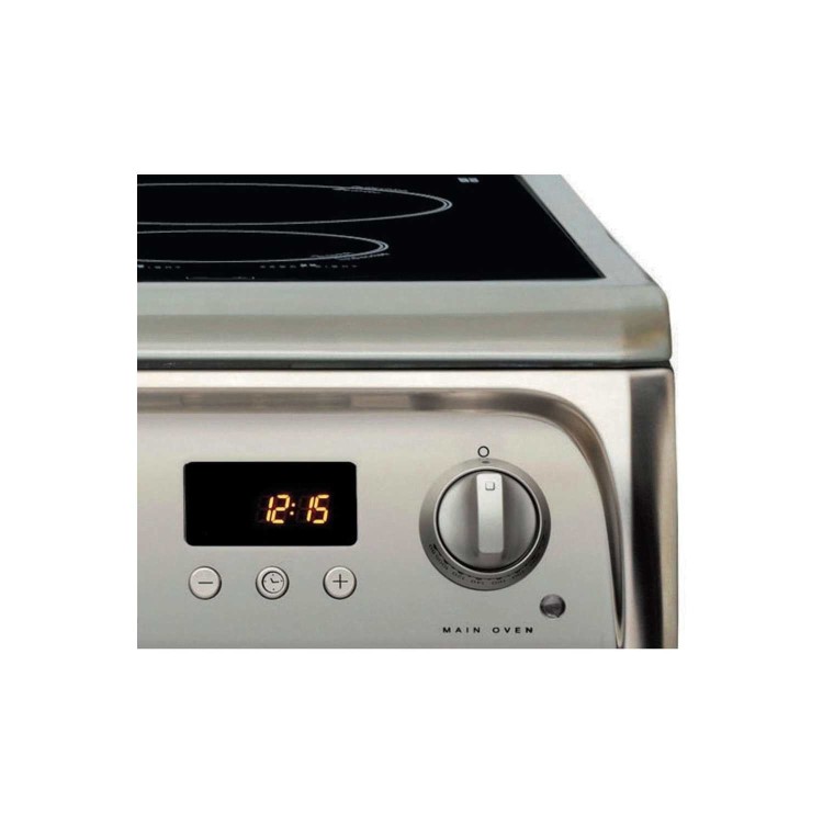 Refurbished Hotpoint HUI611X 60cm Electric Cooker With Induction Hob