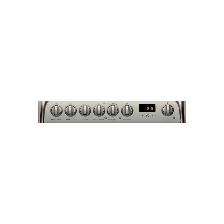 Refurbished Hotpoint HUI611X 60cm Electric Cooker With Induction Hob
