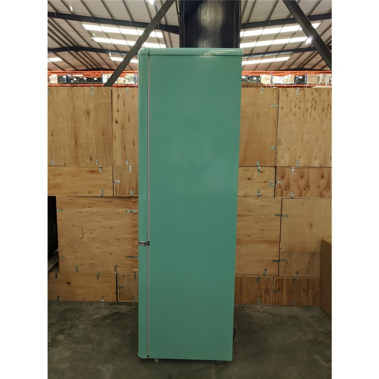 Refurbished electriQ 60/40 Retro Freestanding Fridge Freezer - Blue