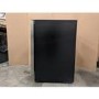 Refurbished electriQ 36 Bottle Freestanding Under Counter Wine Cooler Dual Zone 60cm Wide 82cm Tall - Stainless Steel