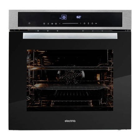electriQ Plug In Electric Touch Screen Single Oven - Stainless Steel ...