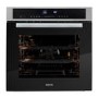 Refurbished electriQ EQOVENM4STEEL Touch Control 60cm Single Built In Electric Oven Stainless Steel