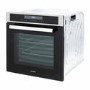 Refurbished electriQ EQOVENM4STEEL Touch Control 60cm Single Built In Electric Oven Stainless Steel