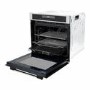 Refurbished electriQ EQOVENM4STEEL Touch Control 60cm Single Built In Electric Oven Stainless Steel