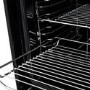 Refurbished electriQ EQOVENM4STEEL Touch Control 60cm Single Built In Electric Oven Stainless Steel