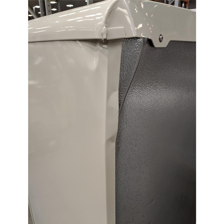 Refurbished electriQ 60/40 Retro Freestanding Fridge Freezer - Cream