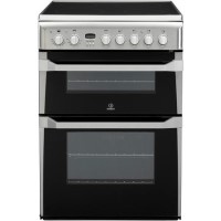 Refurbished Indesit ID60C2X 60cm Electric Cooker With Ceramic Hob