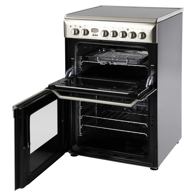 Refurbished Indesit ID60C2X 60cm Electric Cooker With Ceramic Hob