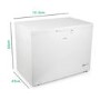 Refurbished electriQ EQCHESTLB300 290 Litre Chest Freezer White