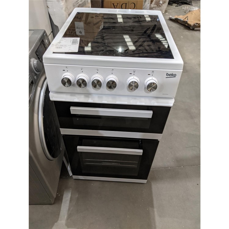 Refurbished Beko KDVC563AW 50cm Electric Cooker