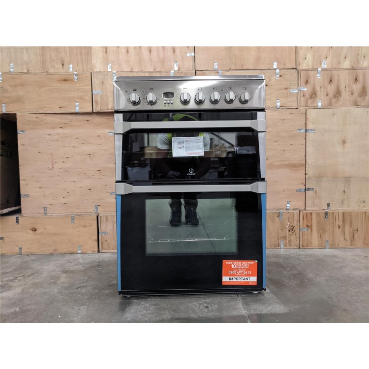 Refurbished Indesit ID60C2X 60cm Electric Cooker With Ceramic Hob