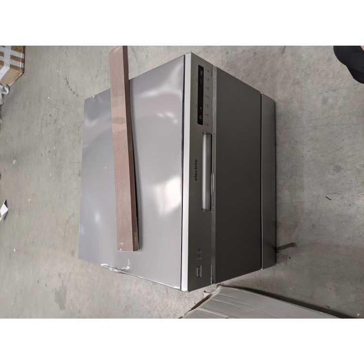 Refurbished electriQ EQDWTTS 6 Place Integrated Table Top Dishwasher Silver
