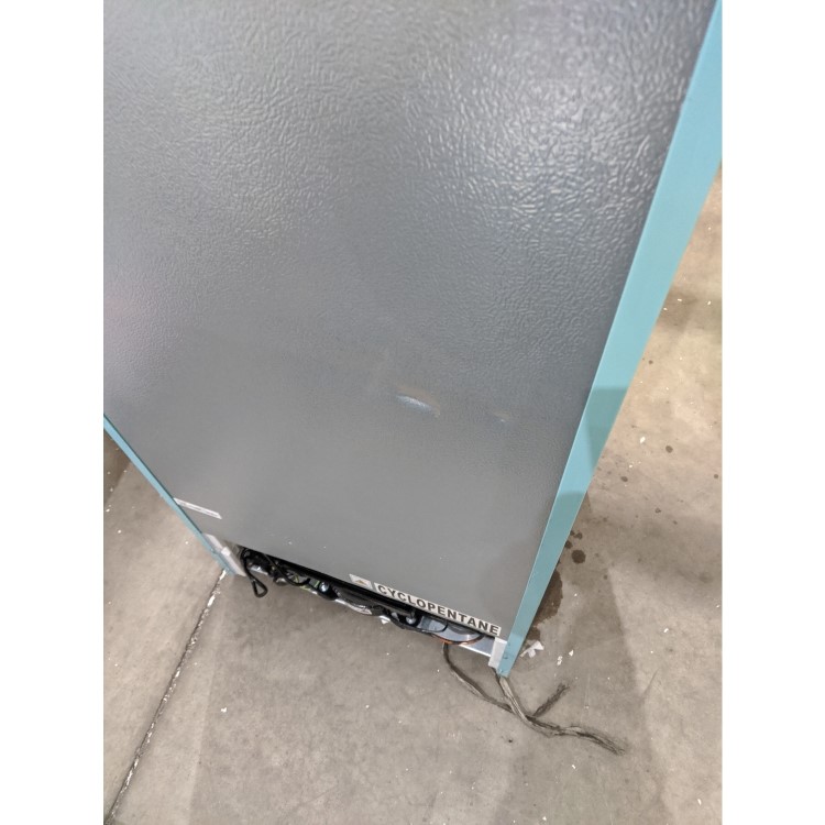 Refurbished electriQ eqretrotmblue Freestanding 208 Litre 80/20 Fridge Freezer Blue