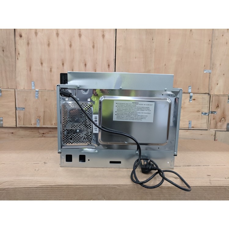 GRADE A3 - electriQ 17L 700W Stainless Steel Built-In Cupboard Microwave