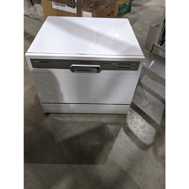 Refurbished electriQ EQDWTTW 6 Place Freestanding Table Top Dishwasher White