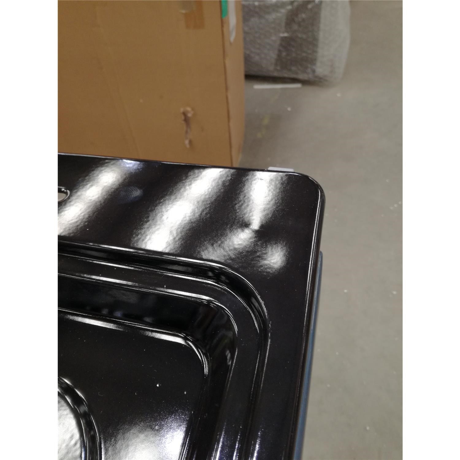 Refurbished electriQ 100cm Dual Fuel Range Cooker Slate Grey electriQ