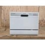 Refurbished electriQ EQDWTTW 6 Place Integrated Table Top Dishwasher Whitegrad