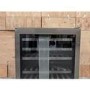 Refurbished electriQ EQWINE60SFDZ 60cm 51 Bottle Wine Cooler Full Range Dual Zone - Stainless Steel