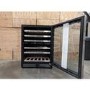 Refurbished electriQ EQWINE60SFDZ 60cm 51 Bottle Wine Cooler Full Range Dual Zone - Stainless Steel
