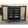 Refurbished electriQ EQWINECH60DD Freestanding 36 Bottle Dual Zone Under Counter Wine Cooler