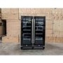 Refurbished electriQ EQWINECH60DD Freestanding 36 Bottle Dual Zone Under Counter Wine Cooler