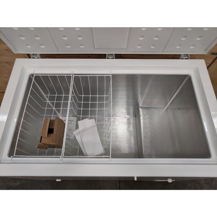 Refurbished electriQ EQCHESTLB300 300 Litre Chest Freezer White