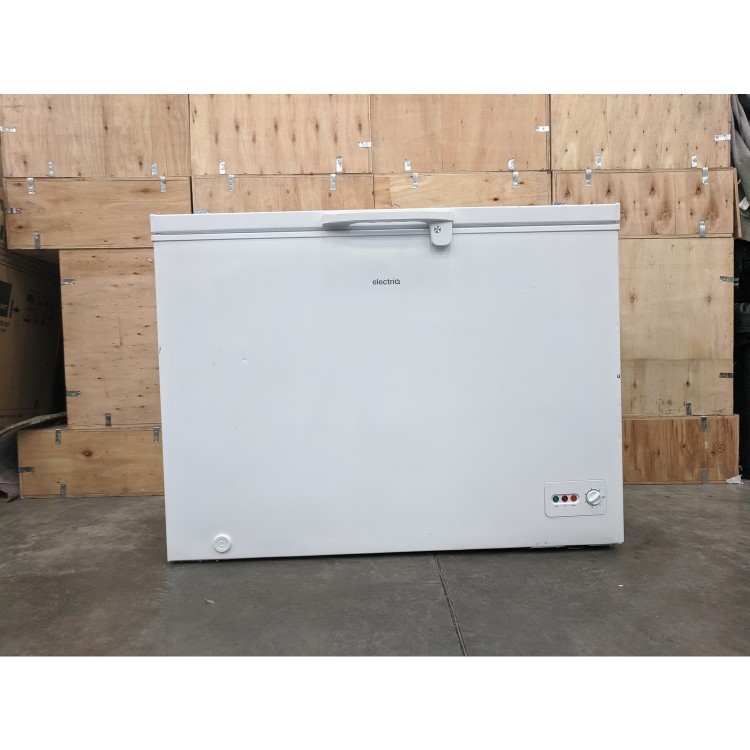 Refurbished electriQ EQCHESTLB300 300 Litre Chest Freezer White